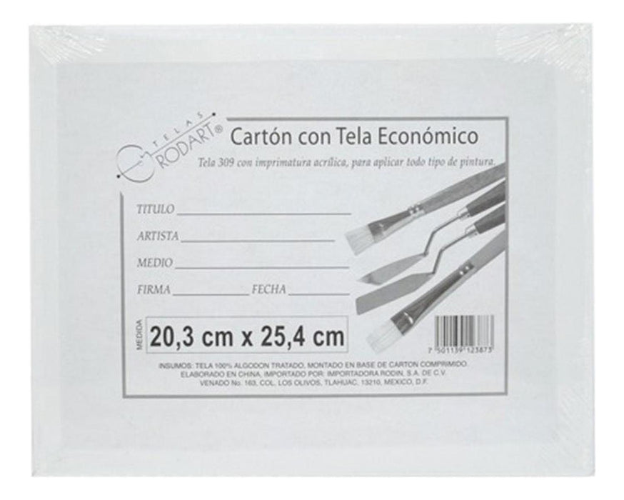 Tablilla entelada algodón Rodart 22,5x30cm