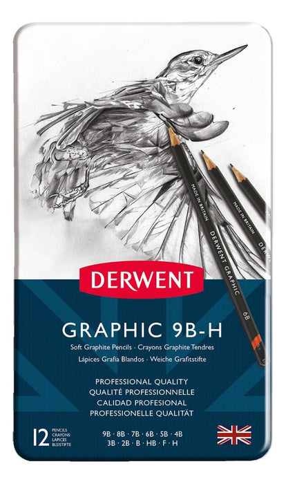 Derwent - Caja Graphic Soft 12 Unidades