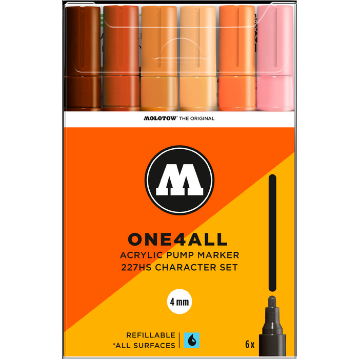 Molotow - ONE4ALL 227HS SET CHARACTER 4MM
