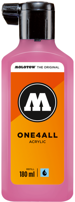 Pintura Acrilíca Molotow One4All 180ml #180 signal black
