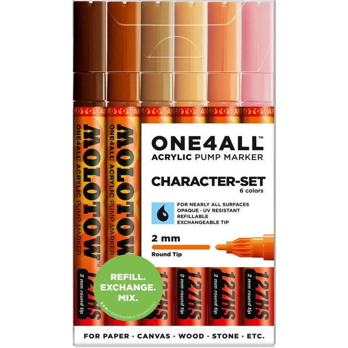 Molotow - ONE4ALLTM 127HS SET CHARACTER 2MM