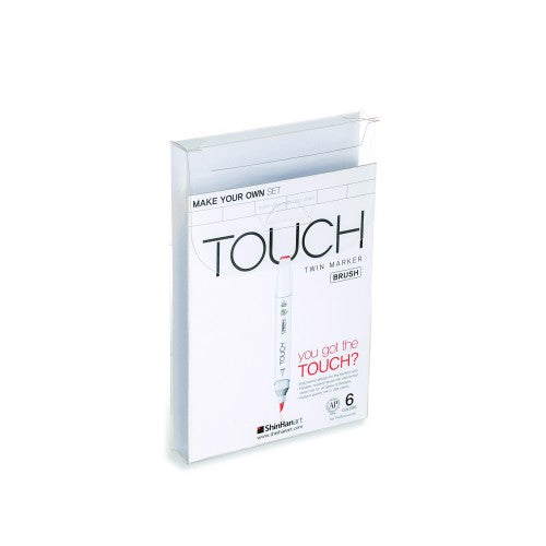 Funda para 6 rotuladores Touch Twin Marker Brush
