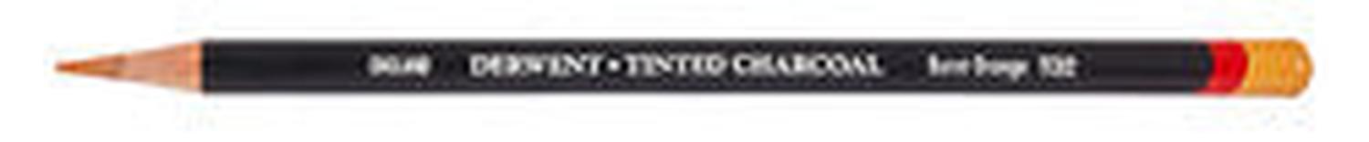 Derwent - Lapices Tinted Charcoal Pencils Burnt Orange