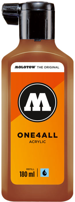 Pintura Acrilíca Molotow One4All 180ml #013 traffic red