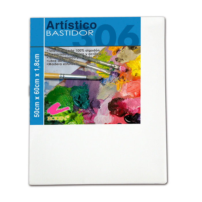 BASTIDOR CON TELA EST T-306 50 X 70 CM RODIN