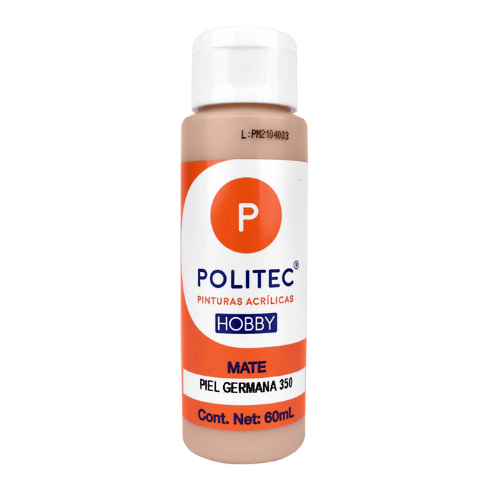 ACRILICO POLITEC HOBBY MATE PIEL GERMANA #350 60 ML