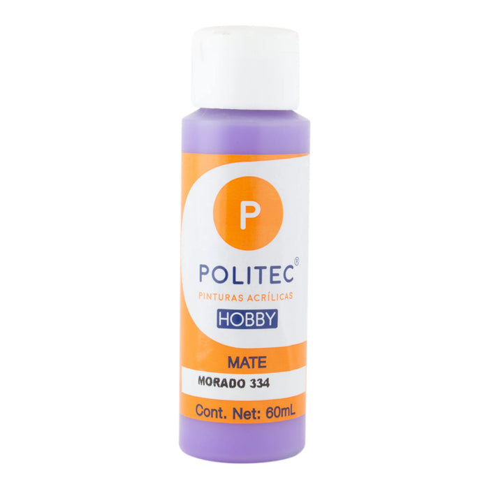 ACRILICO POLITEC HOBBY MATE MORADO #334 60 ML