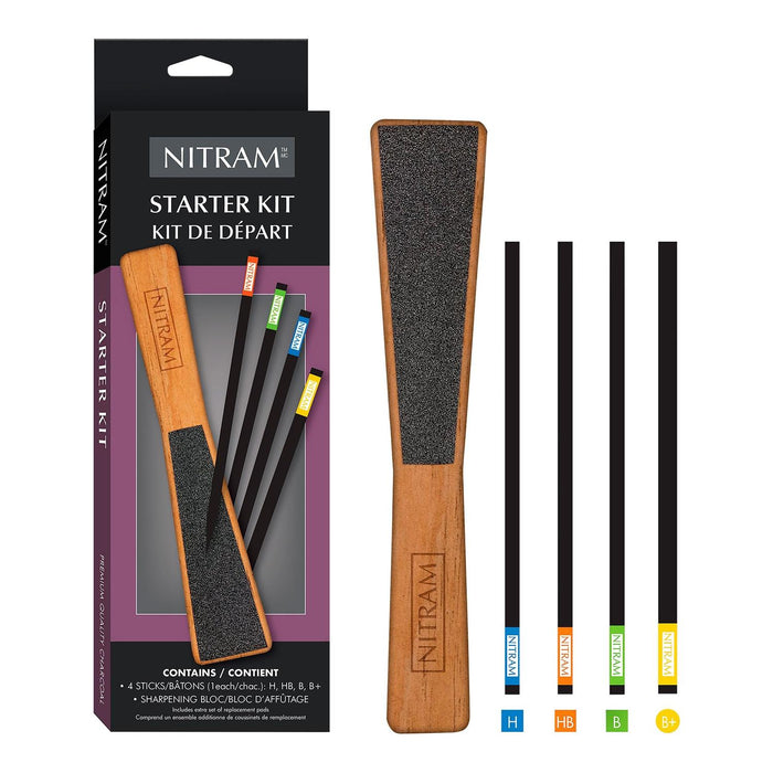 Kit de iniciación carboncillos Nitram