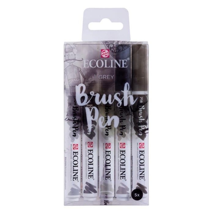 Royal Talens - Set Rotulador Acuarela Ecoline Brush Pen 5 unidades