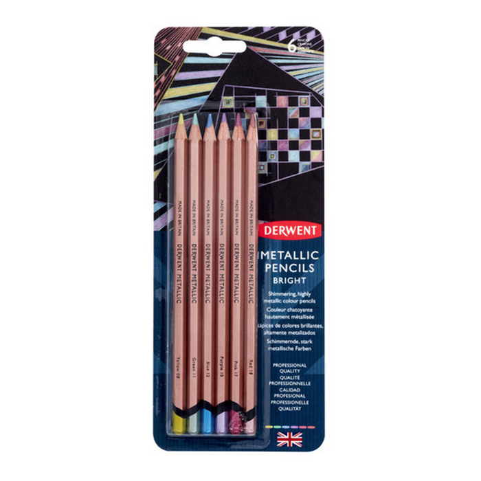 Derwent - Set Metallic Pencil Colour 6 Unidades