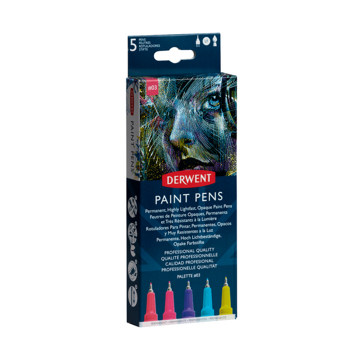 Derwent - Paint Pen 5 Unidades Set