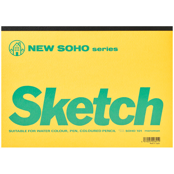 Bloc Sketchbook encolado New SOHO Maruman 95g