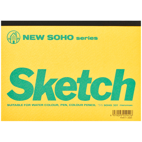 Bloc Sketchbook encolado New SOHO Maruman 95g