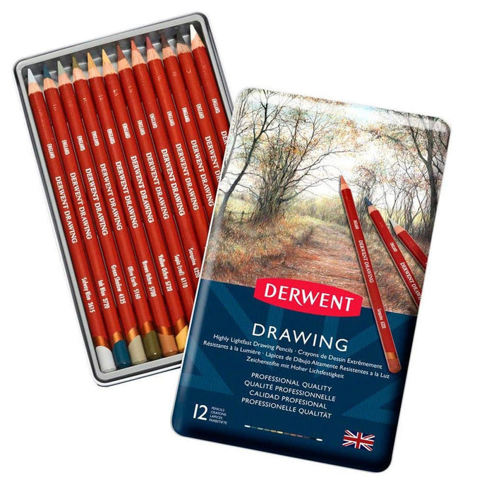 Derwent - Caja Drawing Pencils 12 Unidades