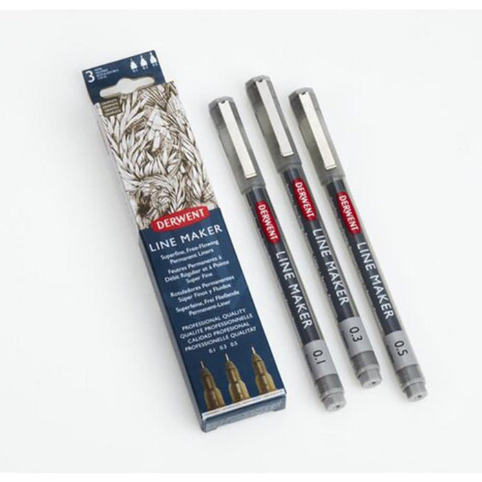 Derwent - Line Maker Graphite 3 Unidades Set Nº 1