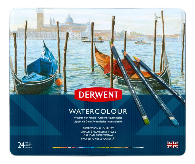 Derwent - Caja Watercolour Pencils 24 Unidades