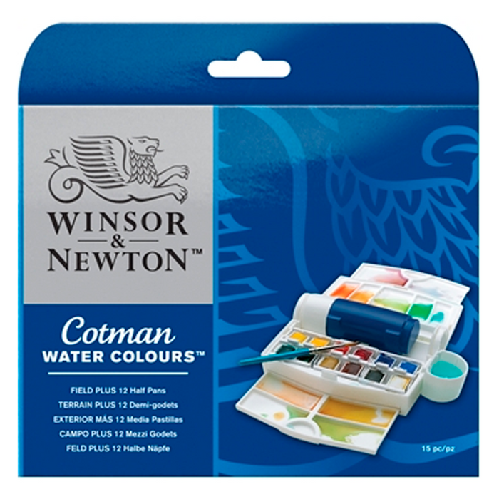 W&N Acuarelas CWC Caja De Campo Plus Cotman