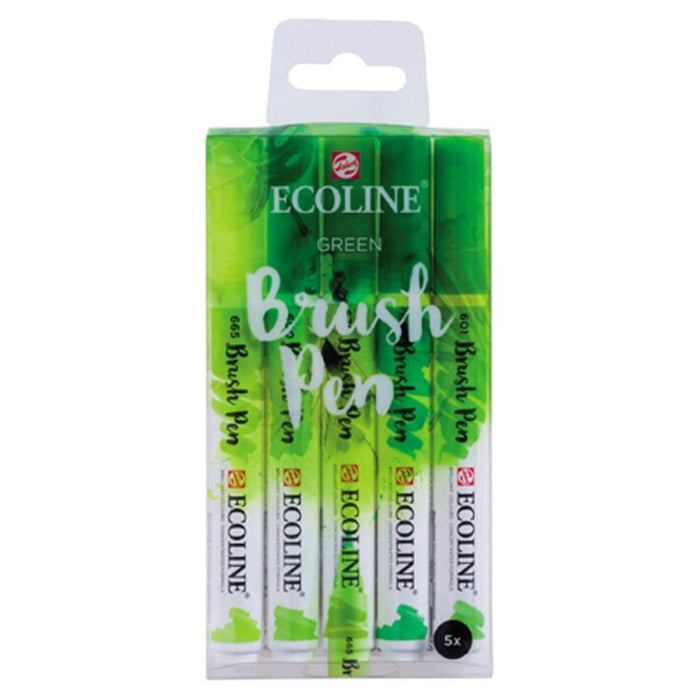 Royal Talens - Set Rotulador Acuarela Ecoline Brush Pen 5 unidades