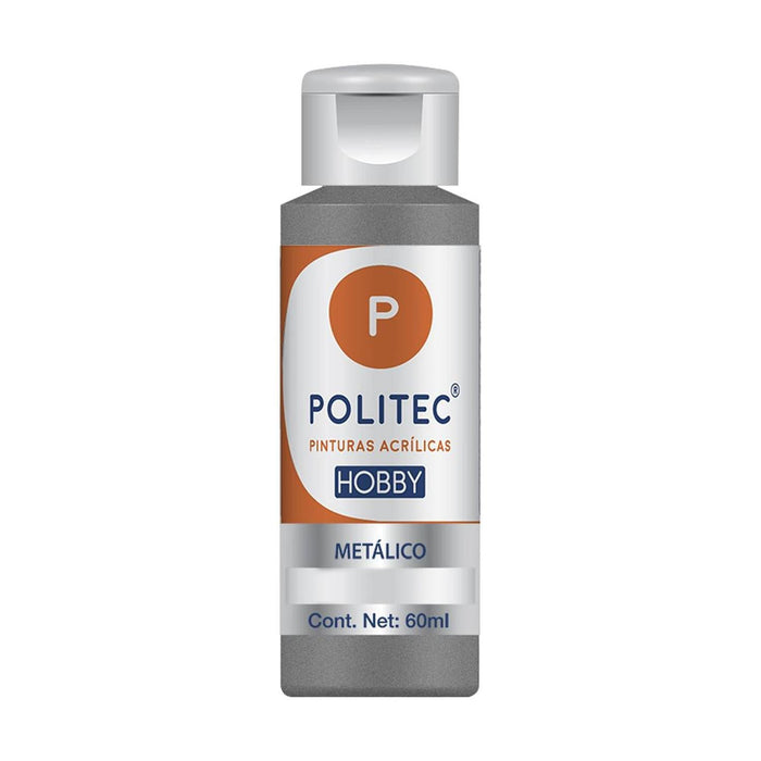 ACRILICO POLITEC HOBBY METALICO BRONCE #702 60 ML