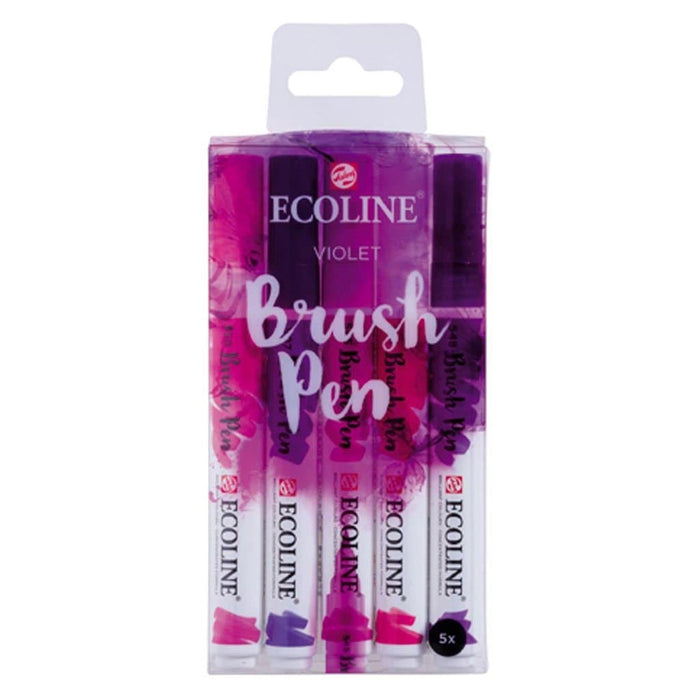 Royal Talens - Set Rotulador Acuarela Ecoline Brush Pen 5 unidades