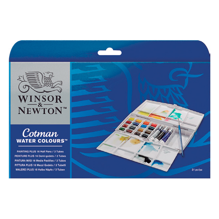 W&N Acuarelas CWC Caja Pintor Plus 24 Semi Godet