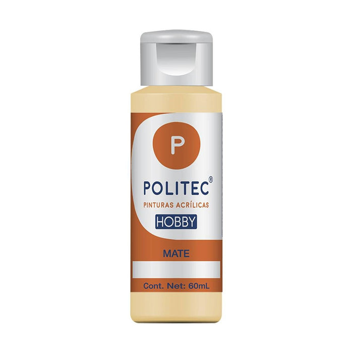 ACRILICO POLITEC HOBBY MATE NARANJA #308 60 ML