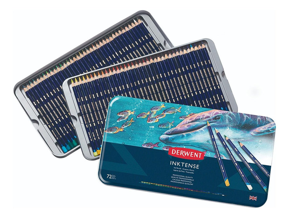 Derwent - Caja Inktense Pencils 72 Unidades