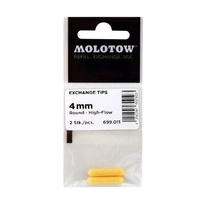 Molotow - HIGH FLOW Tip Punta Recambio 4mm 2pc.
