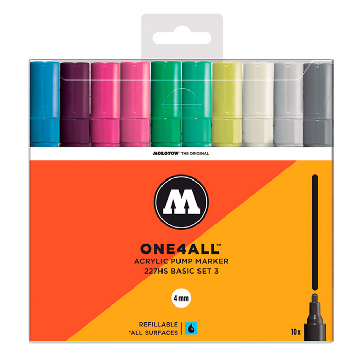 Molotow - ONE4ALL 227HS BASIC SET 3 4MM