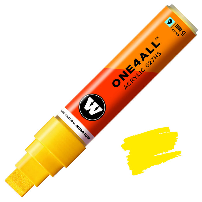 Rotulador acrílico One4All 15mm 627HS Zinc Yellow 006