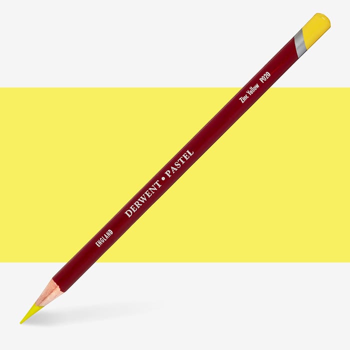 DERWENT - LÁPICES DE COLOR  PASTEL PENCIL ZINC YELLOW P020