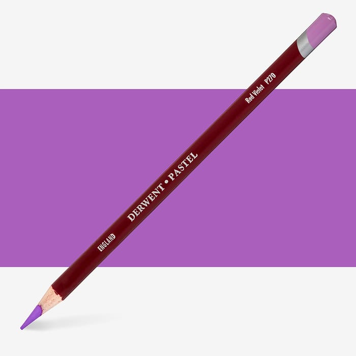 DERWENT - LÁPICES DE COLOR  PASTEL PENCIL RED VIOLET P270