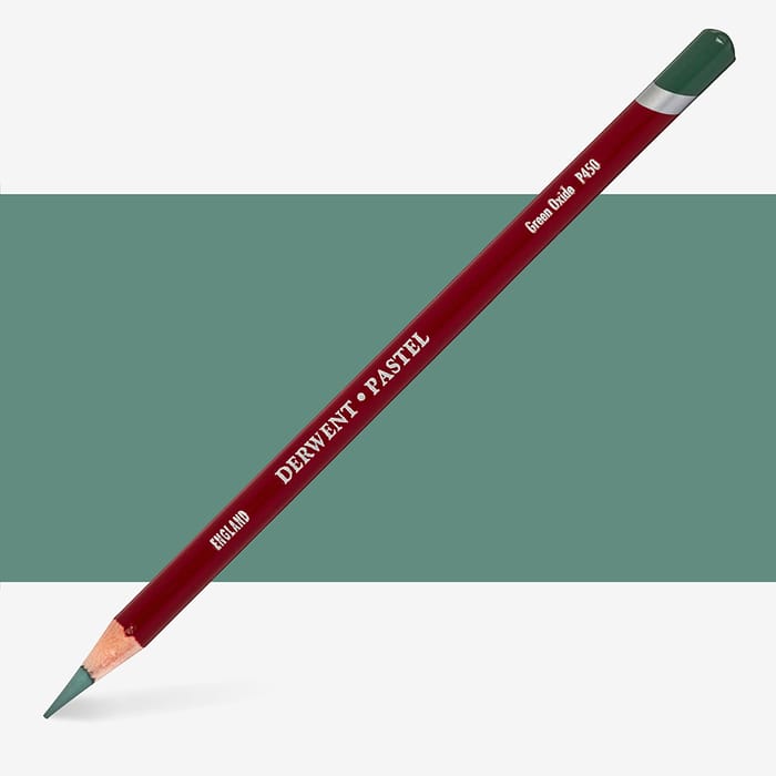 DERWENT - LÁPICES DE COLOR  PASTEL PENCIL GREEN OXIDE P450