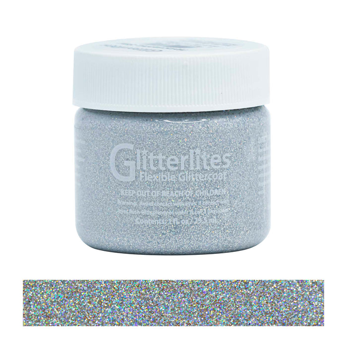 Pintura con purpurina Angelus Glitterlites Paint - Holographic Star