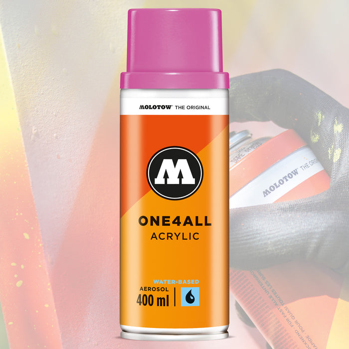 Pintura base agua en spray Molotow One4All 400ml