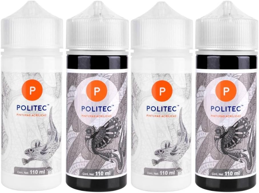 SET DUO BLANCO & NEGRO POLITEC 110 ML