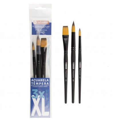 Set 3 pinceles Art Creation acuarela XL
