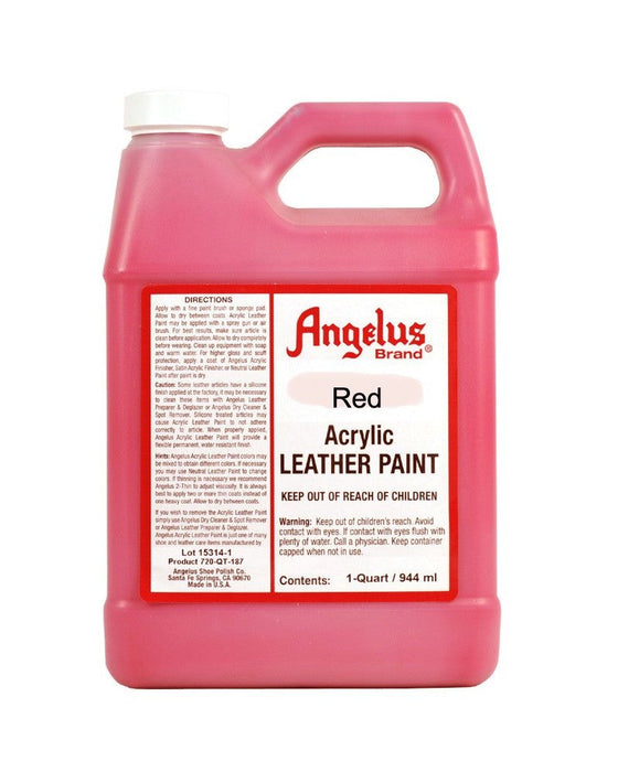 Pintura para cuero y zapatillas Angelus 946,35ml 2X