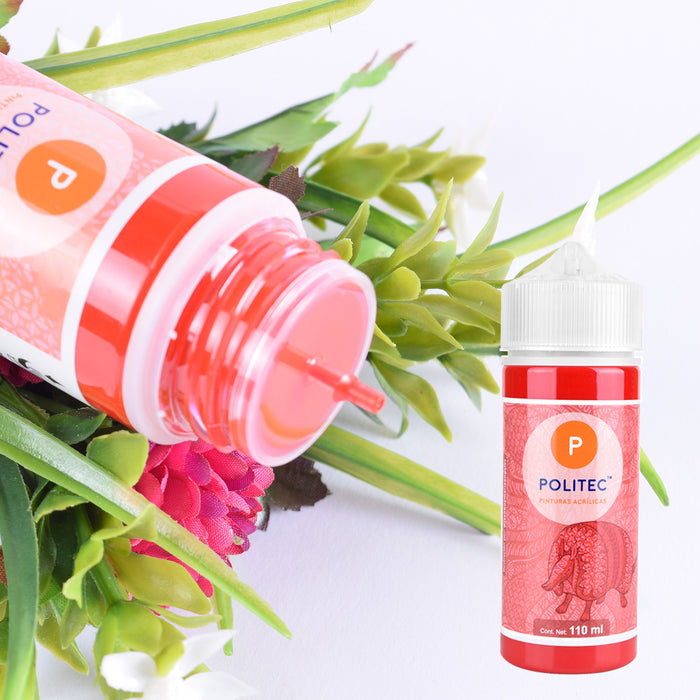 Pack 6 colores pintura acrílica Politec 118ml