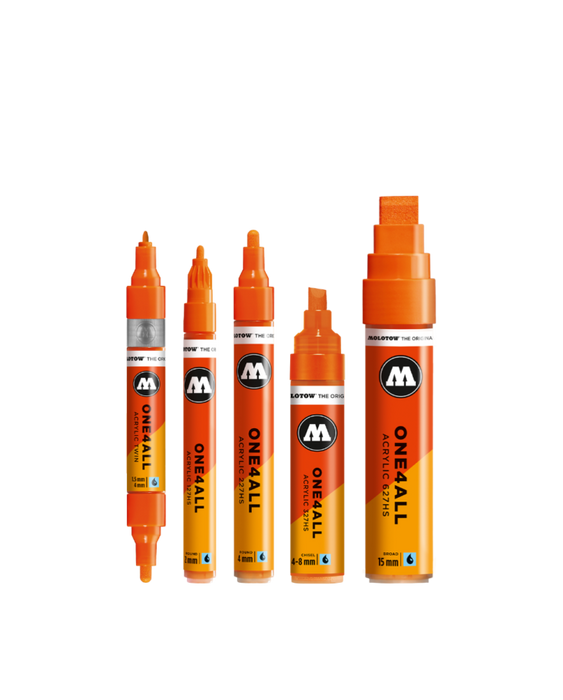 Acrylic Marker One4All 227HS 4mm #239 signal yellow