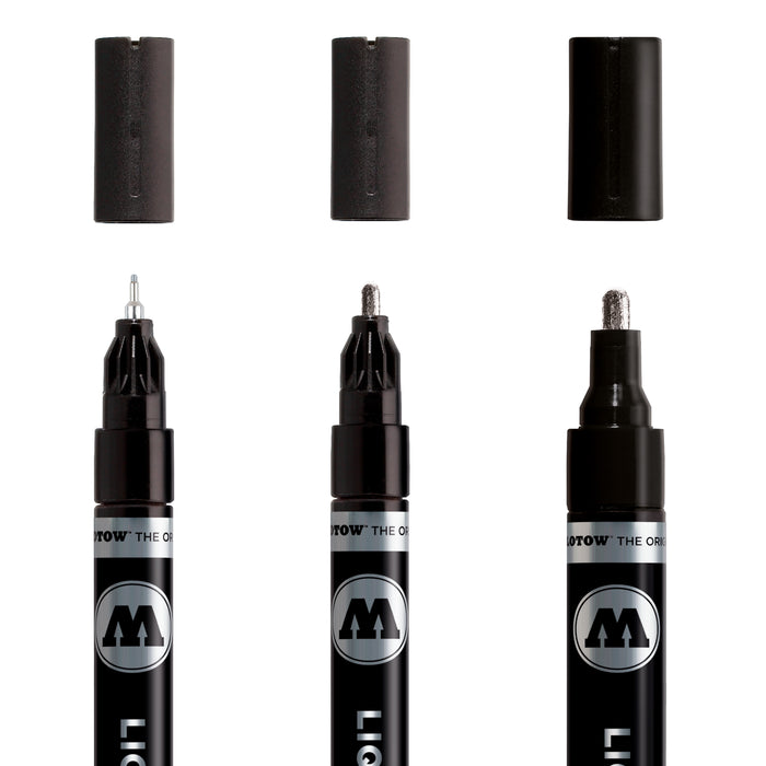 Set de rotuladores efecto cromado Liquid chrome - Molotow