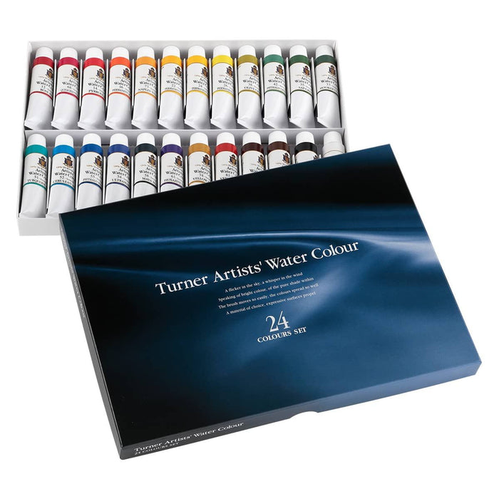 Set 24 Acuarelas en tubo 15ml Turner