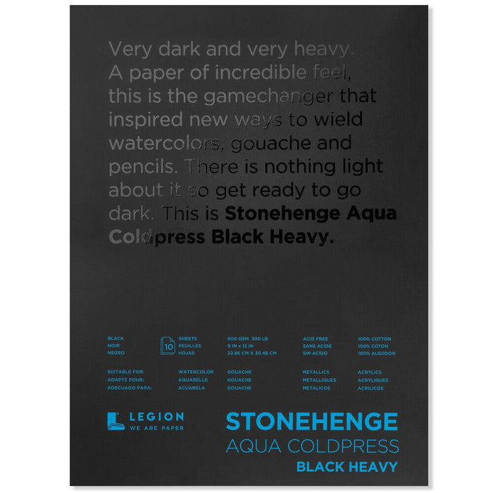 Stonehenge Aqua CP Block 23 x 30,5 cm 600gr Black