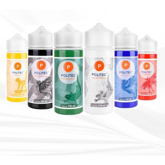 Pack 6 colores pintura acrílica Politec 118ml