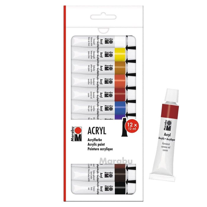 Set pintura acrílica Marabu ml