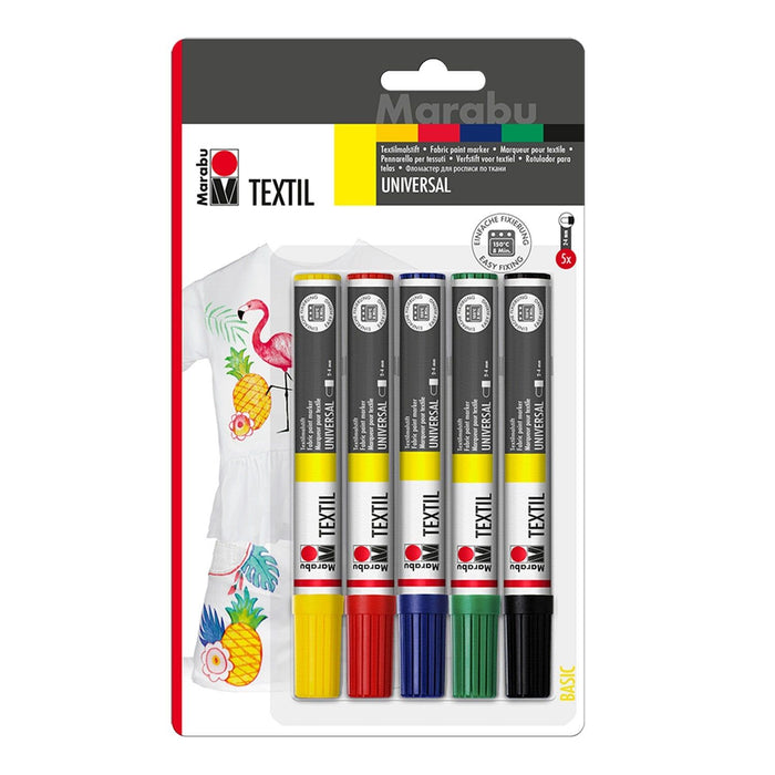 Rotuladores para tela Marabu 2-4mm