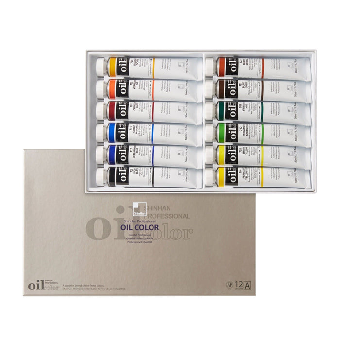ShinHan Profesional - Set A de Óleo 12 Unidades 50 ml