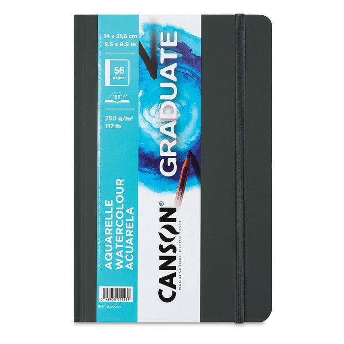 Bloc Encolado 20H Canson Graduate Acuarela Fino 250g