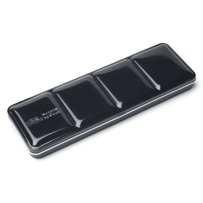 WINSOR AND NEWTON  - PROFESSIONAL WATERCOLOUR  CUSTOMISABLE  BLACK BOX 12 MEDIAS PASTILLAS