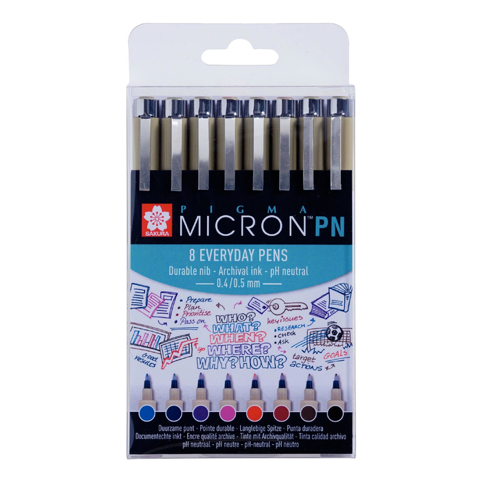 SAKURA - Pigma Micron Estuche PN 8 Unidades
